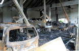 Puławy: Spłonął warsztat samochodowy (zdjęcie 2)