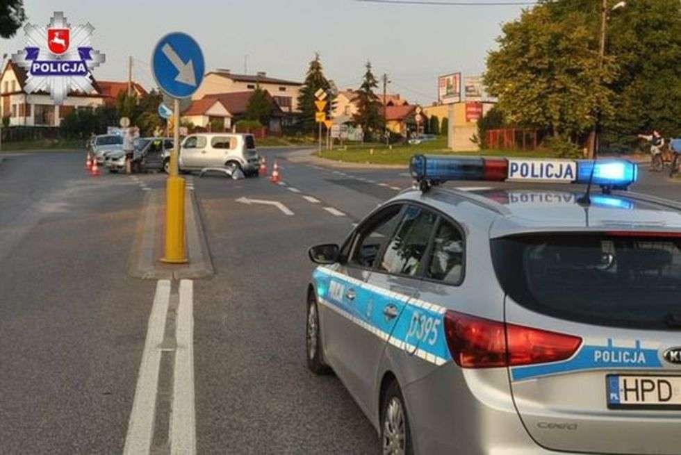  Wypadek w Kurowie  - Autor: Policja