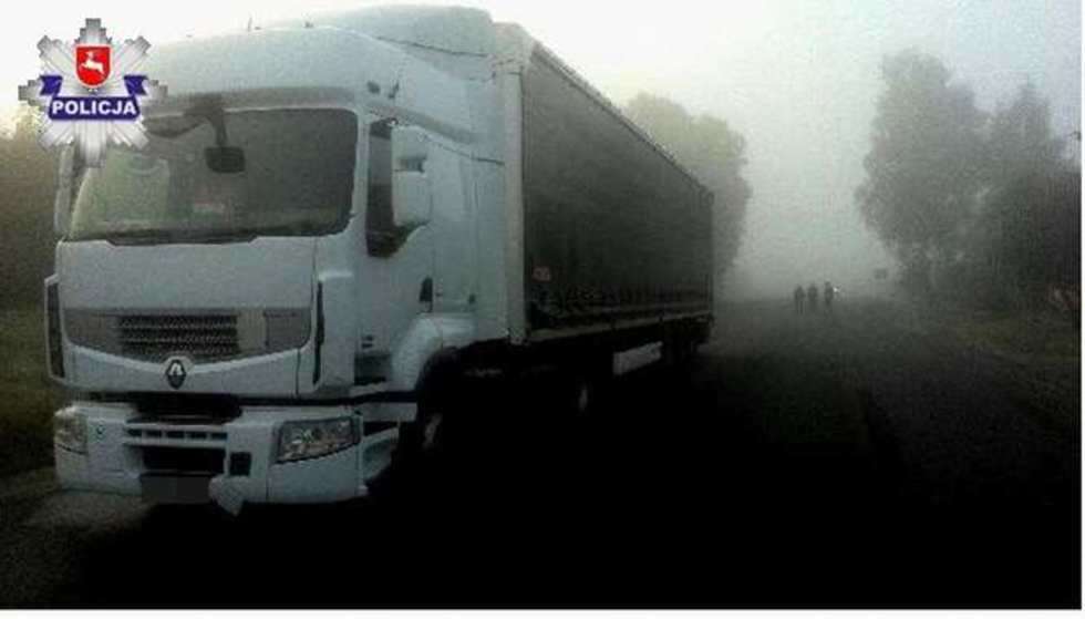  Sitaniec: Zderzenie busa z ciężarówką  - Autor: Policja