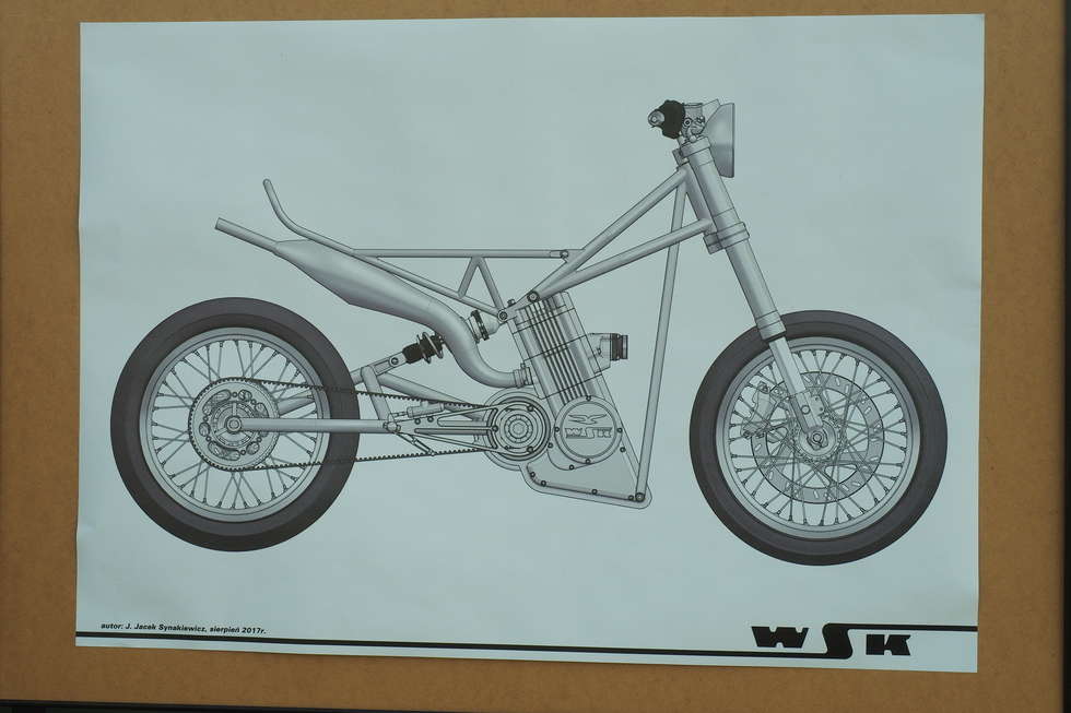  Nowa WSK. Pierwsze szkice motocykla (zdjęcie 1) - Autor: Maciej Kaczanowski