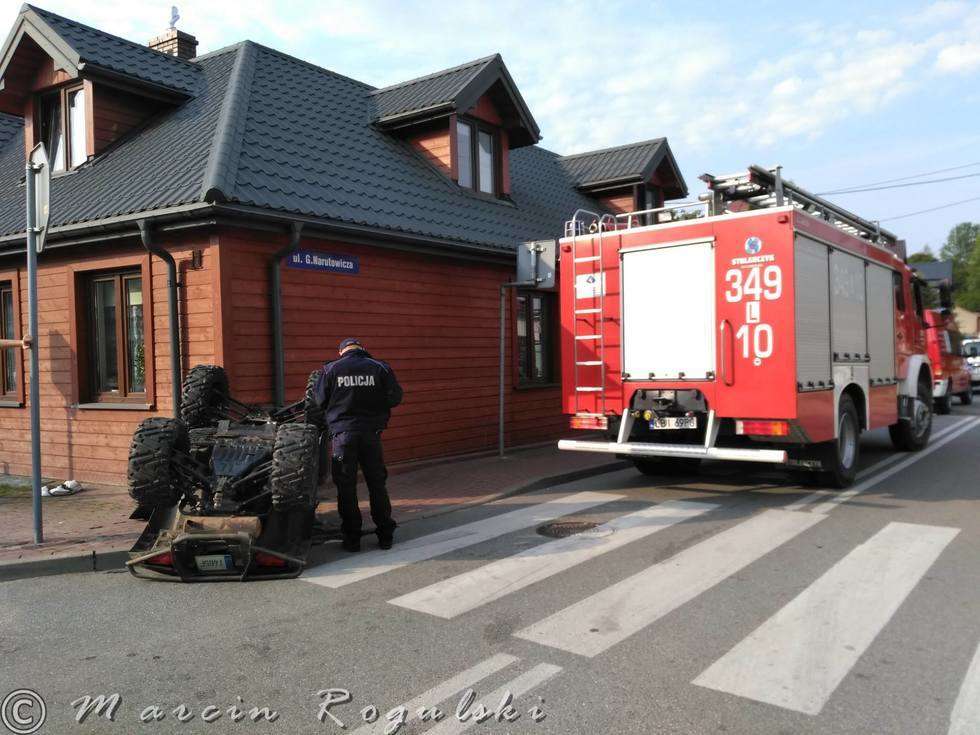  Wypadek na quadzie w Janowie Podlaskim (zdjęcie 6) - Autor: OSP KSRG Janów Podlaski