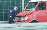 Wypadek samochodu dostawczego na obwodnicy Lublina (zdjęcie 5)