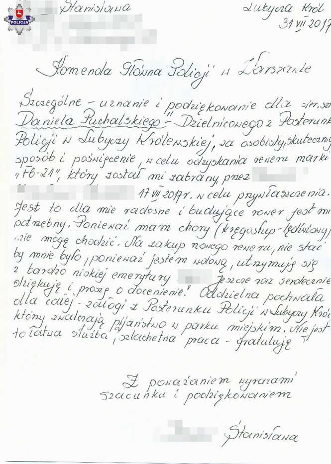 <p>List pani Stanisławy</p>