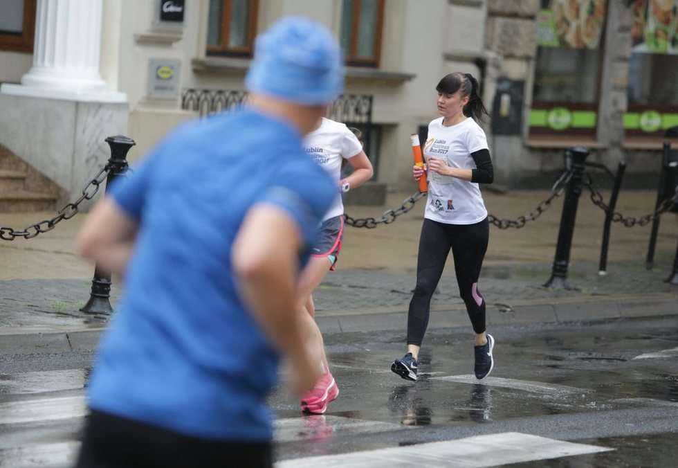  Business Run Lublin - kilkaset osób pobiegło dla Mateusza (zdjęcie 40) - Autor: Wojciech Nieśpiałowski