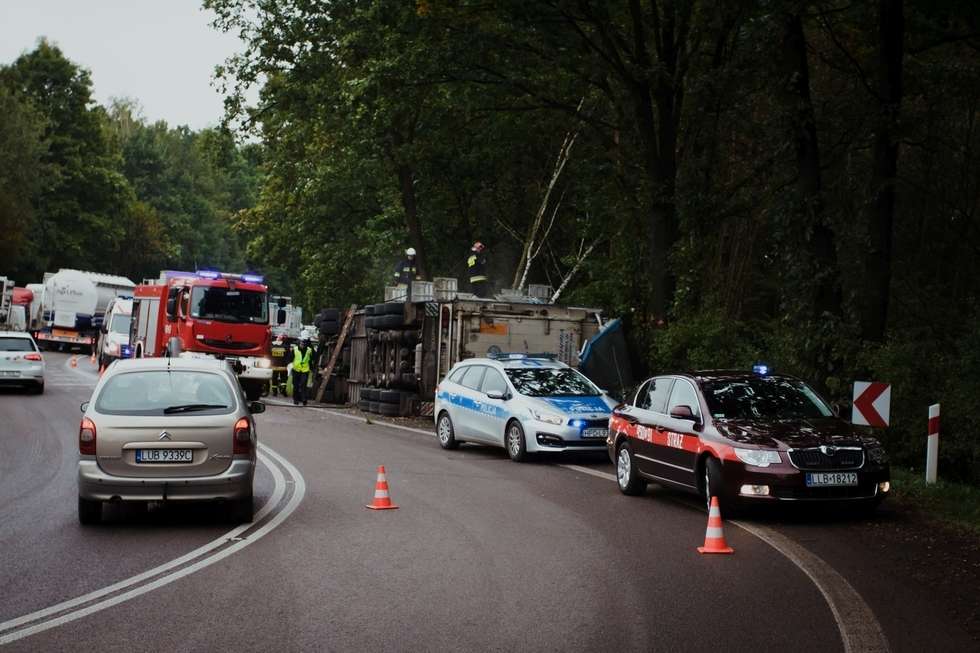  Wypadek w Wandzinie. Świnie uciekły do lasu (zdjęcie 6) - Autor: Bartek Wójtowicz