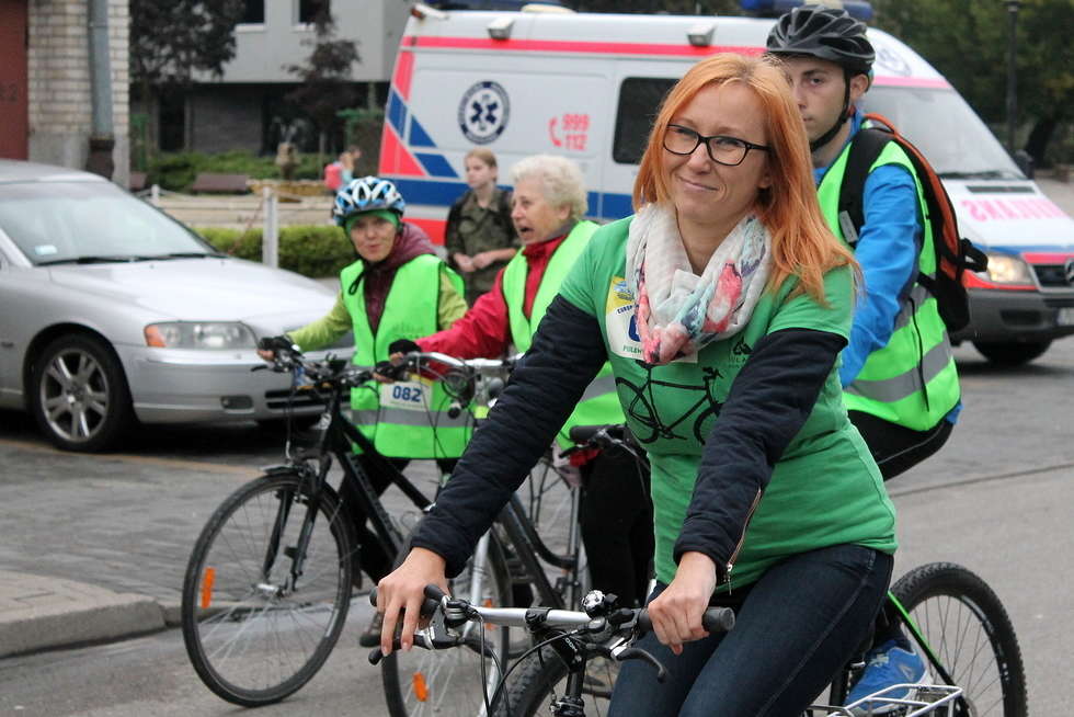  Rajd rowerowy z okazji dnia bez samochodu (zdjęcie 7) - Autor: Radosław Szczęch