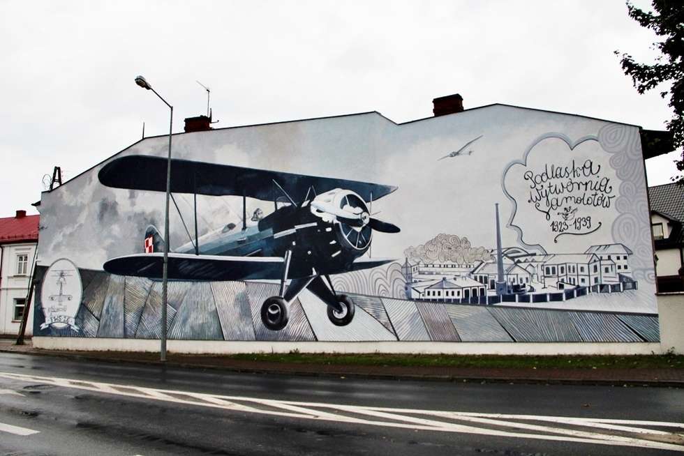  Nowy mural w Białej Podlaskiej (zdjęcie 1) - Autor: Ewelina Burda