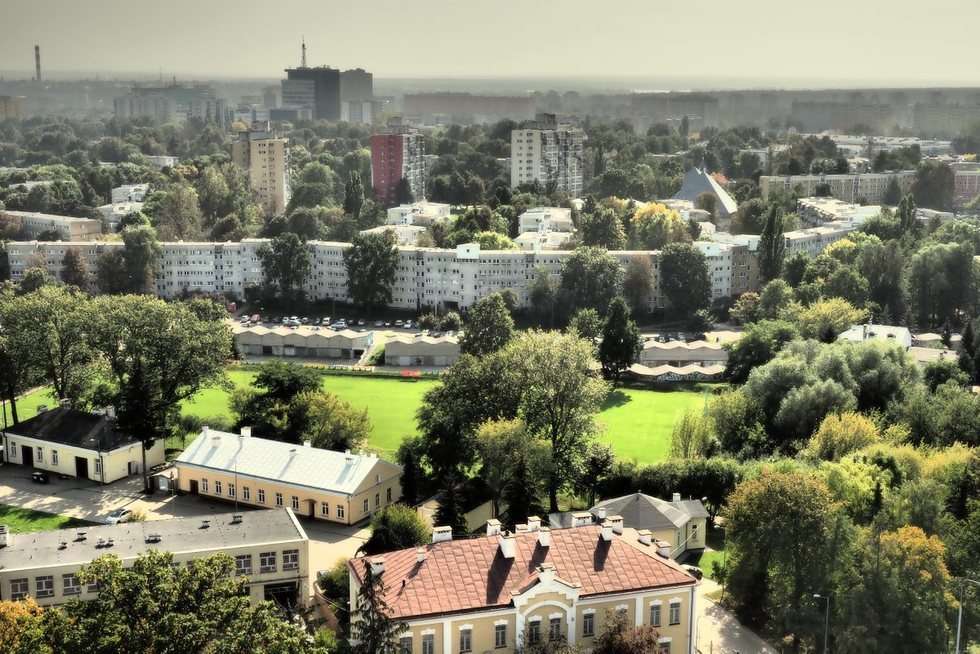  Lublin widziany z dachu nowego biurowca przy ul. Nałęczowskiej 14 (zdjęcie 24) - Autor: Maciej Kaczanowski