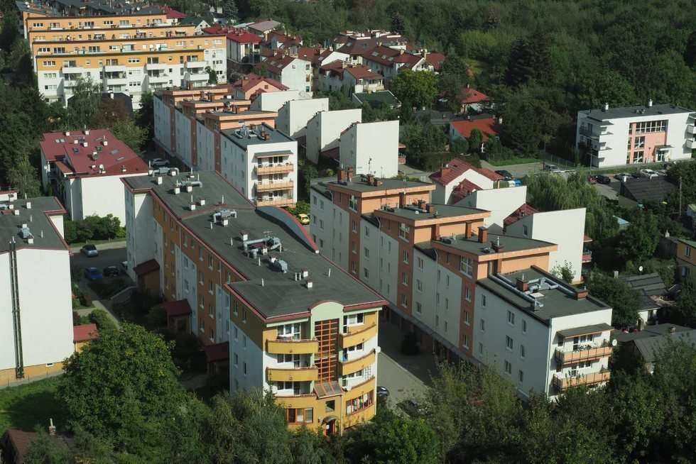  Lublin widziany z dachu nowego biurowca przy ul. Nałęczowskiej 14 (zdjęcie 17) - Autor: Maciej Kaczanowski