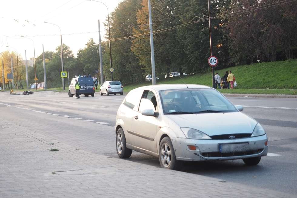  Wypadek na ul. Orkana w Lublinie (zdjęcie 10) - Autor: Łukasz Minkiewicz