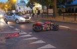 Wypadek na ul. Narutowicza. Samochód zderzył się z motocyklistą (zdjęcie 5)