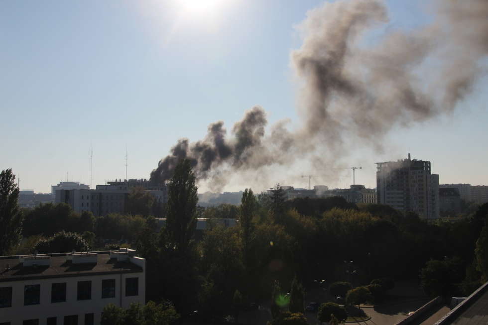  Pożar przy ul. Północnej (zdjęcie 16) - Autor: TK