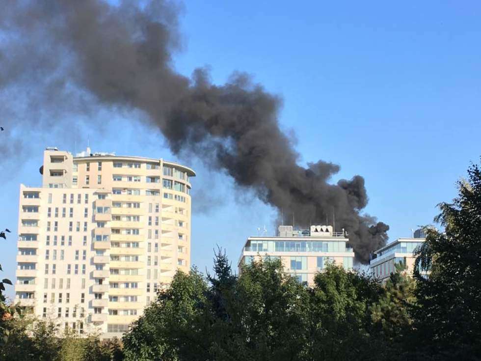  Pożar przy ul. Północnej (zdjęcie 2) - Autor: Krzysztof Wiejak