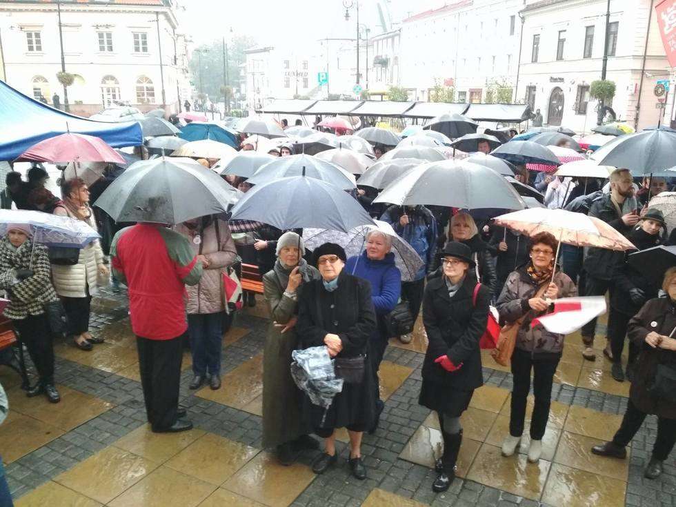  Protest kobiet w Lublinie (zdjęcie 1) - Autor: Paweł Buczkowski