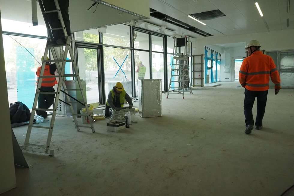  Centrum Symulacji Medycznej UM: prace wykończeniowe nowego budynku (zdjęcie 19) - Autor: Maciej Kaczanowski