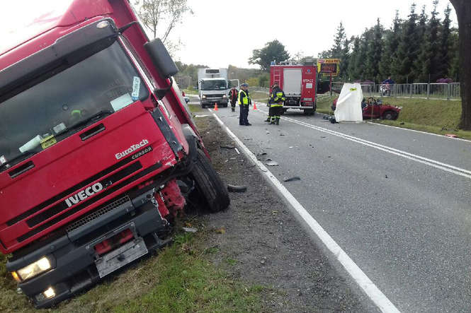 Wypadek w miejscowości Spławy Drugie
