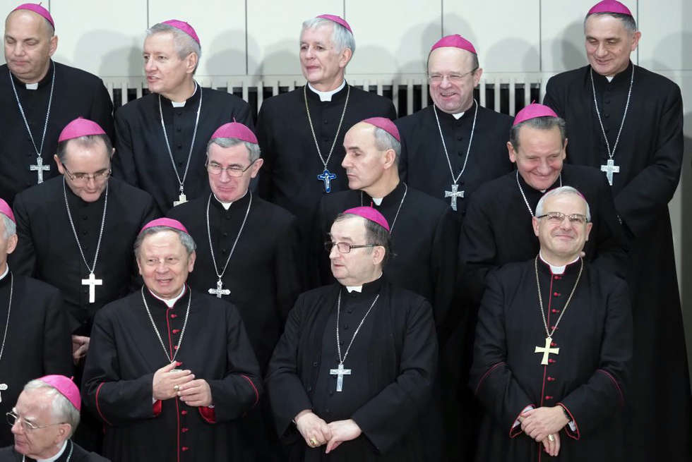  Zdjęcie grupowe Biskupów (zdjęcie 5) - Autor: Wojciech Nieśpiałowski