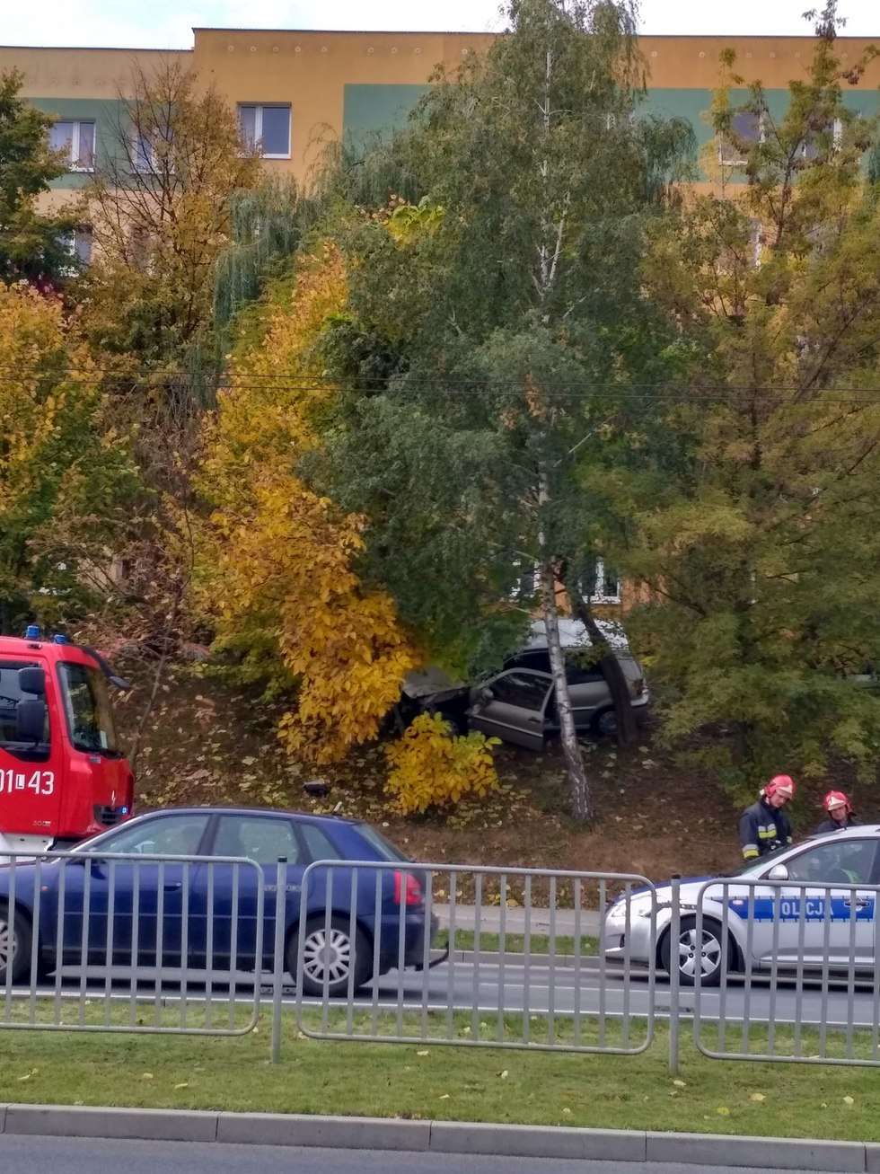  Lublin: Wypadek na Armii Krajowej 14.10.2017 (zdjęcie 4) - Autor: aro cola