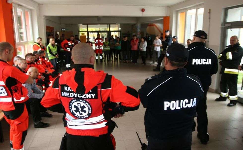  Ćwiczenia. Atak terrorystyczny w Lublinie (zdjęcie 1) - Autor: policja