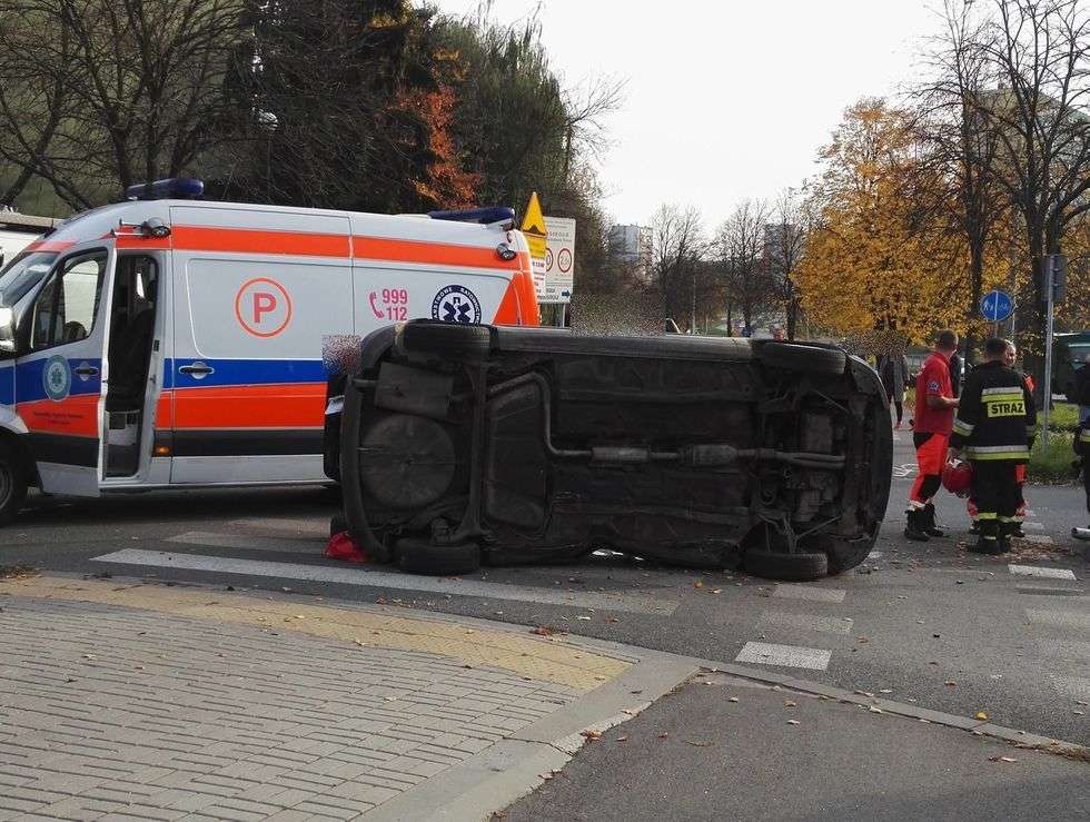  Wypadek na ul. Filaretów w Lublinie (zdjęcie 6) - Autor: Alarm 24