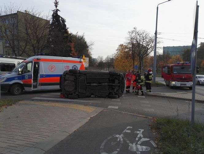 Wypadek na ul. Filaretów w Lublinie