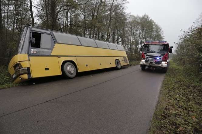 Wypadek autobusu w Majdanie Kozłowieckim