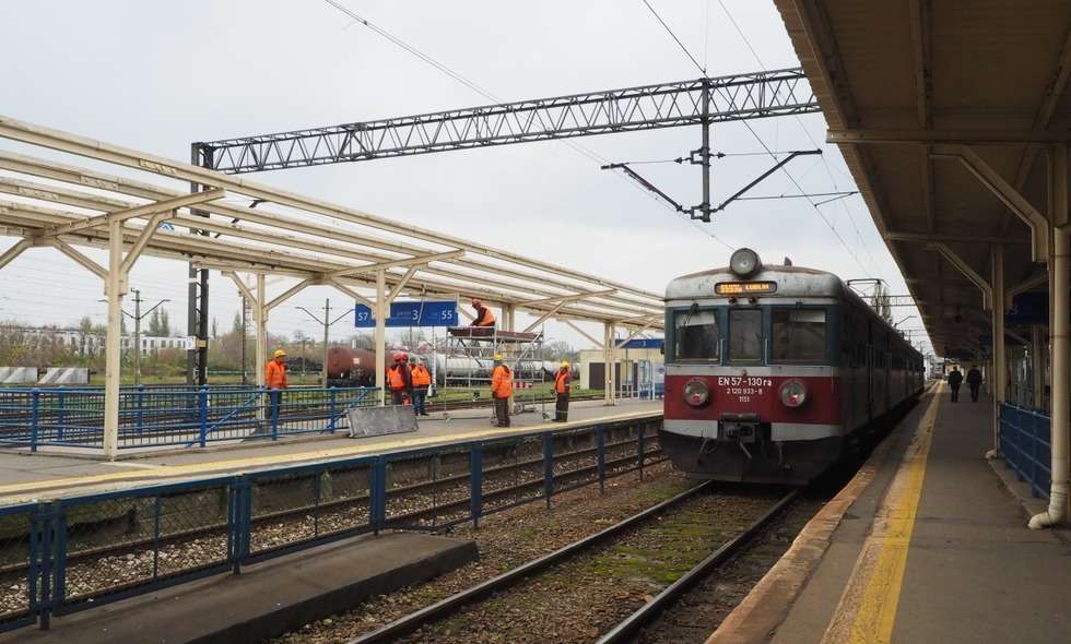  Rozbiórka peronów na stacji Lublin  - Autor: Wojciech Nieśpiałowski