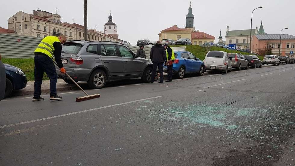  Wypadek na ul. Świętoduskiej w Lublinie (zdjęcie 13) - Autor: Łukasz Dudkowski