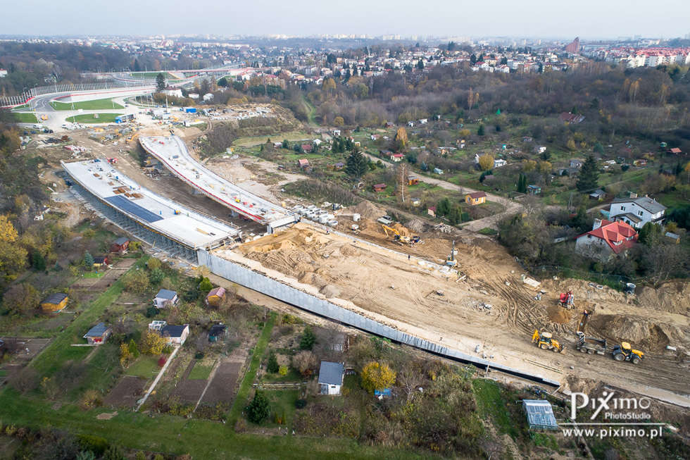  Budowa przedłużenia ul. Bohaterów Monte Cassino w Lublinie (zdjęcie 3) - Autor: Marcin Tarkowski / Piximo.pl