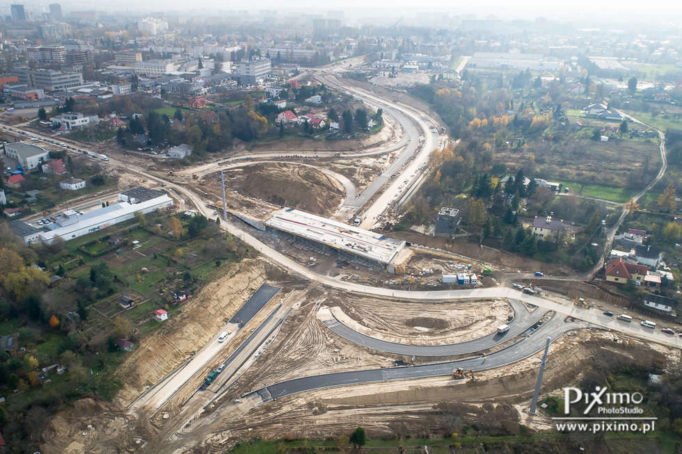  Budowa przedłużenia ul. Bohaterów Monte Cassino w Lublinie (zdjęcie 8) - Autor: Marcin Tarkowski / Piximo.pl