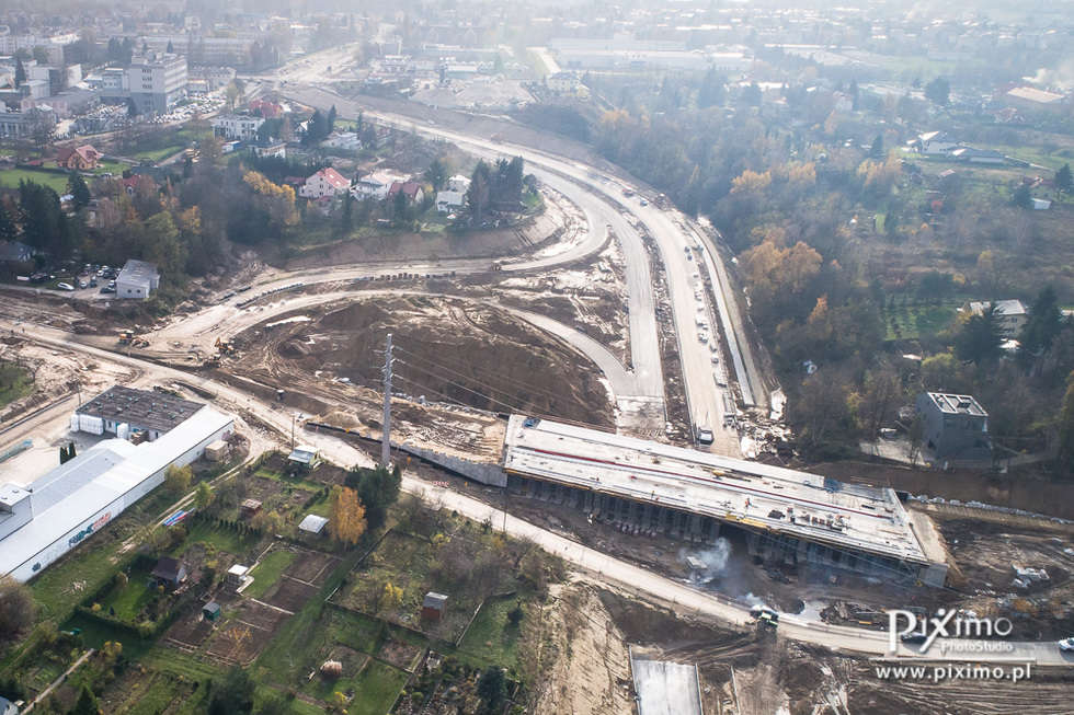  Budowa przedłużenia ul. Bohaterów Monte Cassino w Lublinie (zdjęcie 4) - Autor: Marcin Tarkowski / Piximo.pl