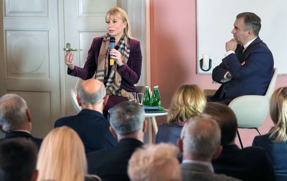  Elżbieta Bieńkowska na UMCS  - Autor: Wojciech Nieśpiałowski