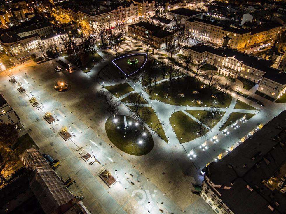  Nocne zdjęcia Lublina z drona (zdjęcie 3) - Autor: OV - Reklama