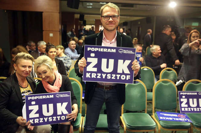 Konwencja wyborcza Krzysztofa Żuka - Autor: Wojciech Nieśpiałowski