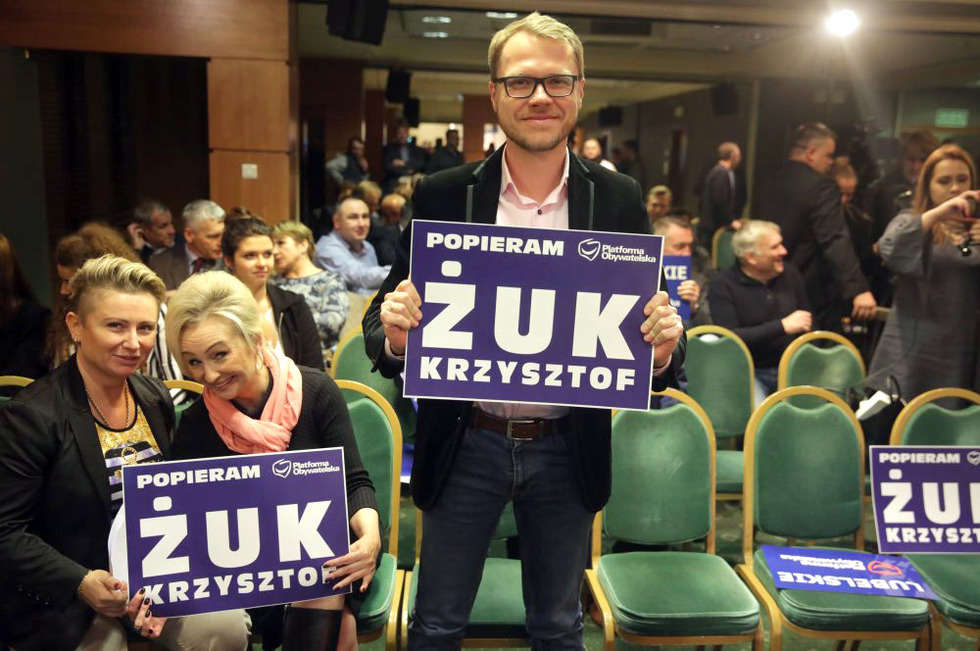  Konwencja wyborcza Krzysztofa Żuka (zdjęcie 1) - Autor: Wojciech Nieśpiałowski