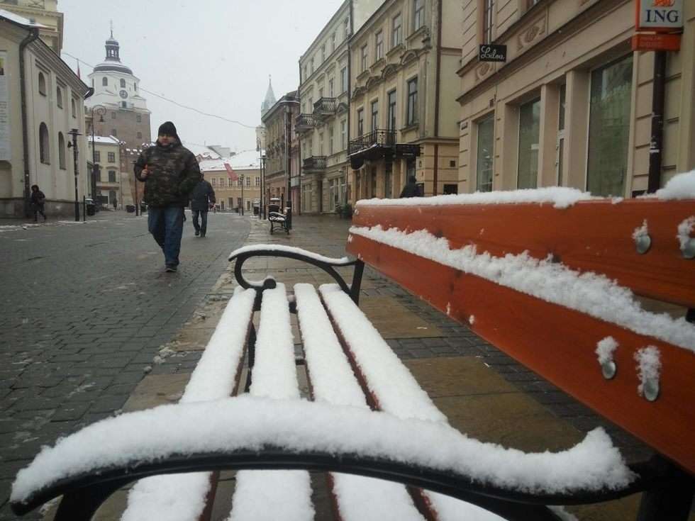  Zima w Lublinie. Trudne warunki na drogach (zdjęcie 7) - Autor: MK