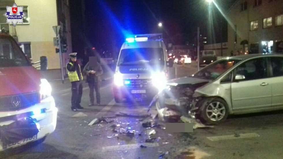  Wypadek w Biłgoraju  - Autor: Policja