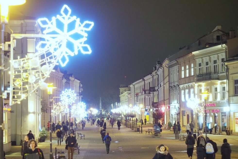  Iluminacje świąteczne w Lublinie  - Autor: Maciej Kaczanowski