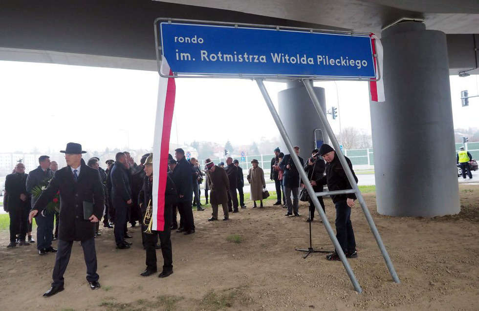  W Lublinie jest już rondo im. Rotmistrza Witolda Pileckiego (zdjęcie 12) - Autor: Wojciech Nieśpiałowski