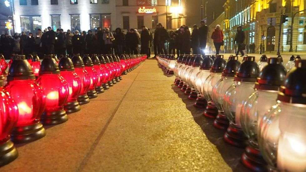 KOD na pl. Litewskim. 13 grudnia – powtórka z historii (zdjęcie 5) - Autor: Łukasz Dudkowski
