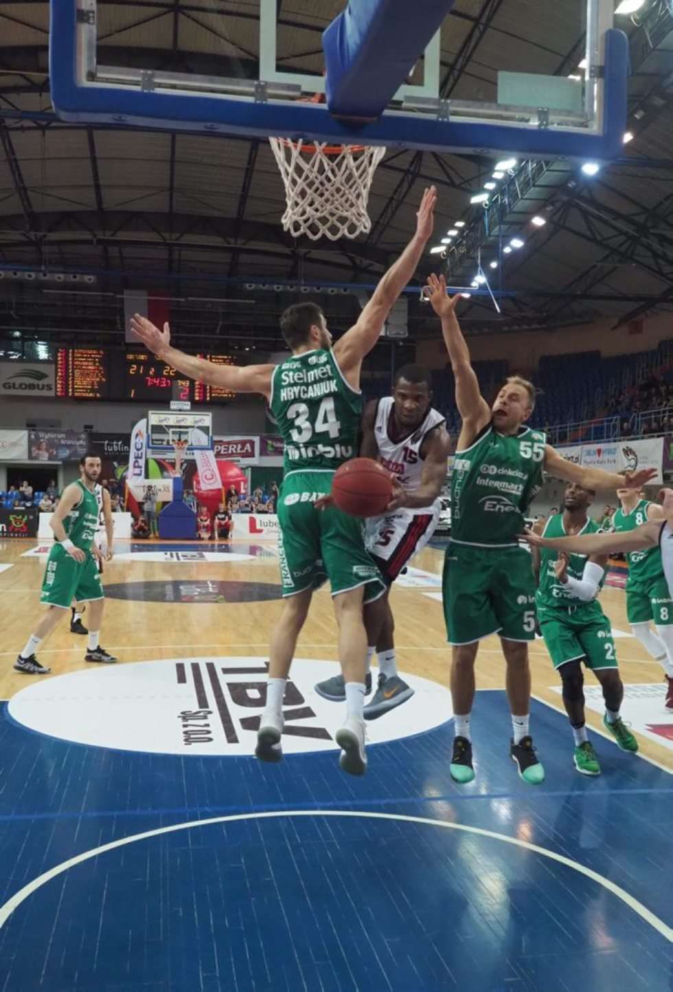  TBV Start Lublin - Stelmet Zielona Góra (zdjęcie 18) - Autor: Wojciech Nieśpiałowski