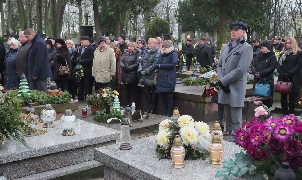  Pogrzeb prof. Lecha Przyborowskiego (zdjęcie 11) - Autor: Wojciech Nieśpiałowski