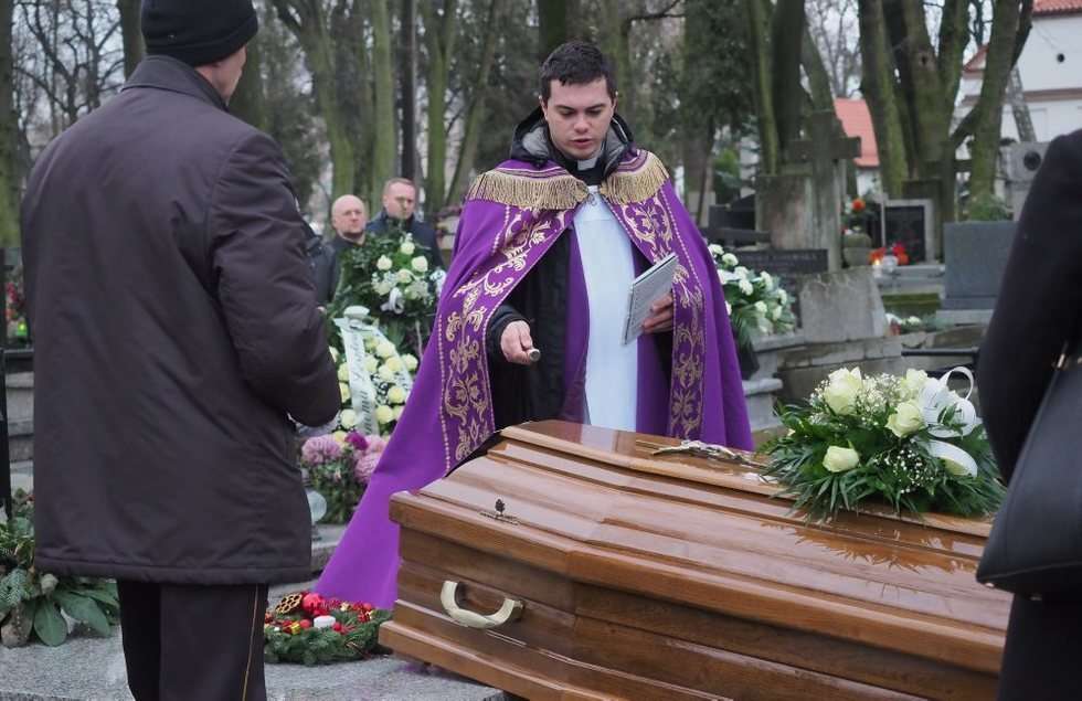  Pogrzeb prof. Lecha Przyborowskiego (zdjęcie 5) - Autor: Wojciech Nieśpiałowski