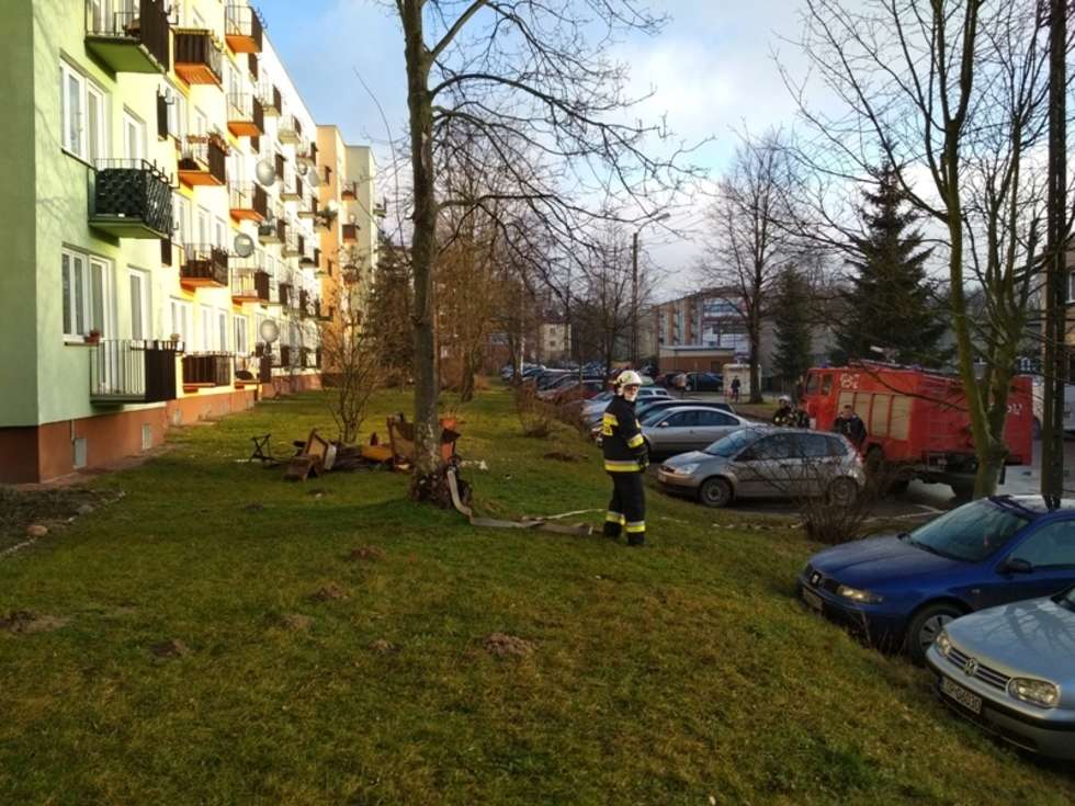  Pożar w Poniatowej (zdjęcie 7) - Autor: KP PSP Opole Lubelskie