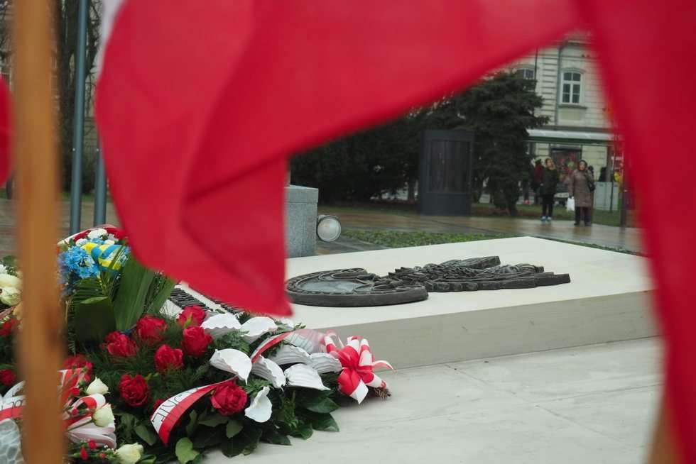  Uroczystości odsłonięcia Pomnika Nieznanego Żołnierza w Lublinie (zdjęcie 2) - Autor: Maciej Kaczanowski