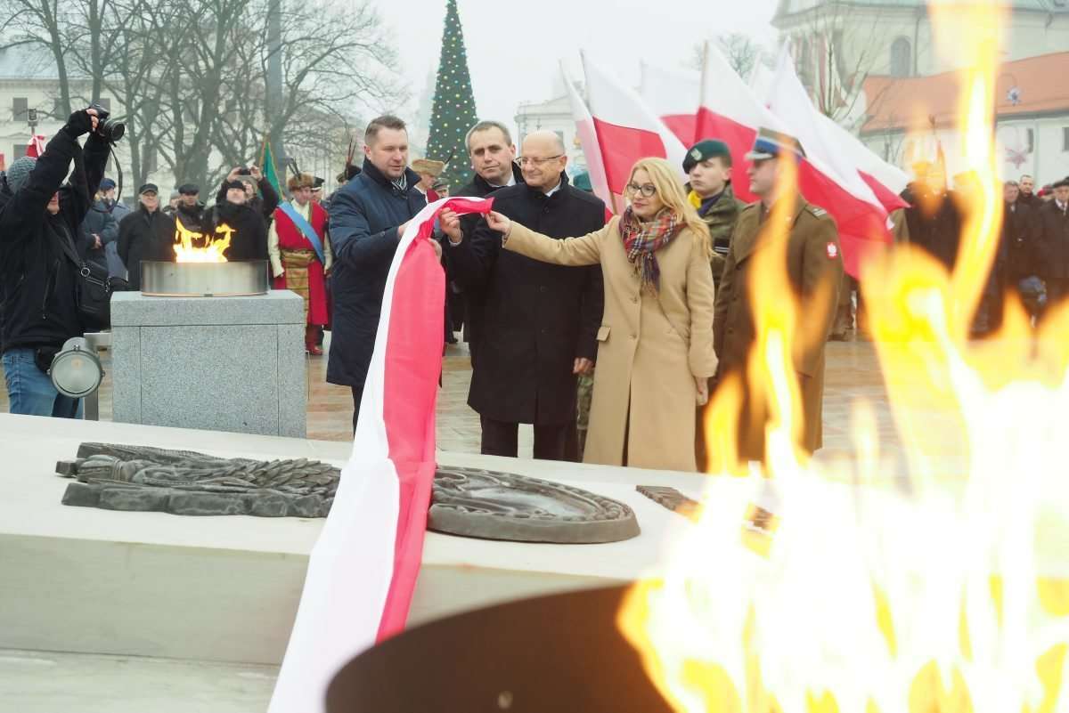 Uroczystości odsłonięcia Pomnika Nieznanego Żołnierza w Lublinie - Autor: Maciej Kaczanowski