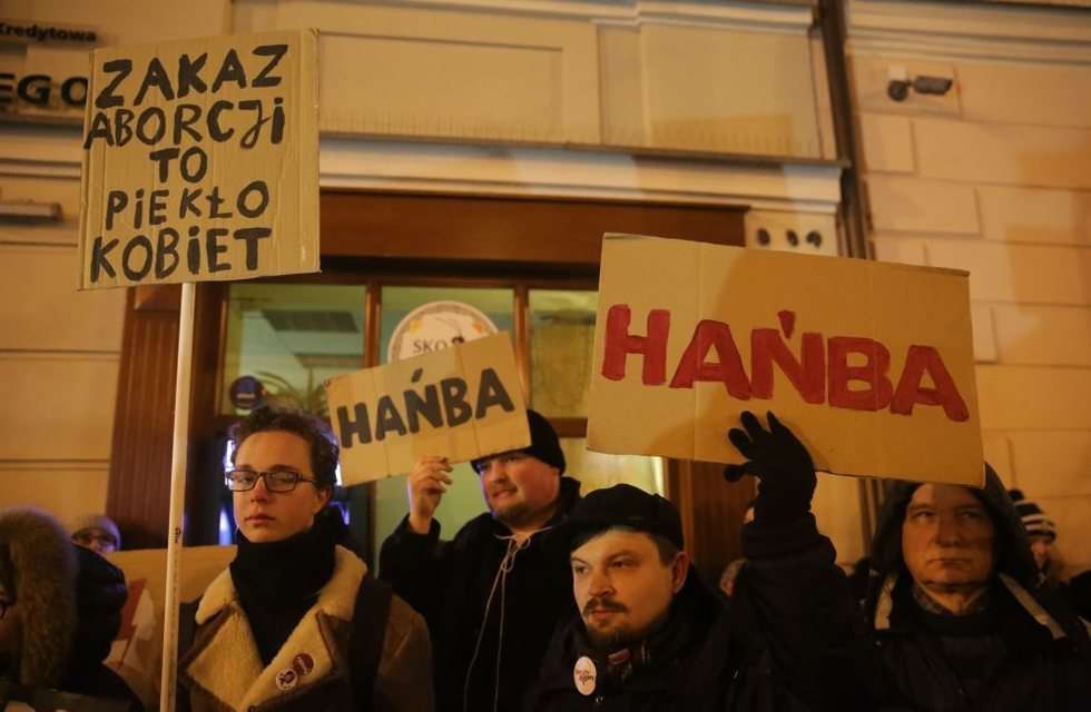  Protest zwolenników liberalizacji prawa aborcyjnego (zdjęcie 15) - Autor: Wojciech Nieśpiałowski