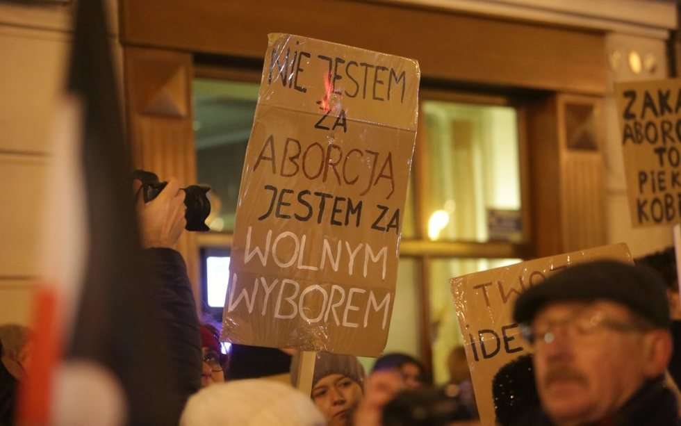  Protest zwolenników liberalizacji prawa aborcyjnego (zdjęcie 17) - Autor: Wojciech Nieśpiałowski