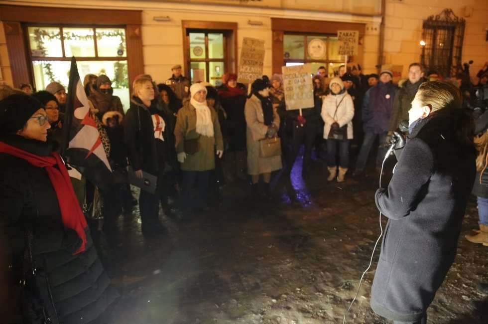  Protest zwolenników liberalizacji prawa aborcyjnego (zdjęcie 18) - Autor: Wojciech Nieśpiałowski