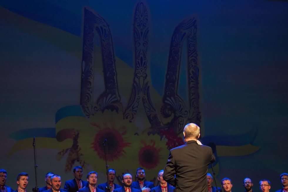  Uroczystości z okazji 100-lecia niepodległości Ukrainy (zdjęcie 5) - Autor: Wojciech Nieśpiałowski